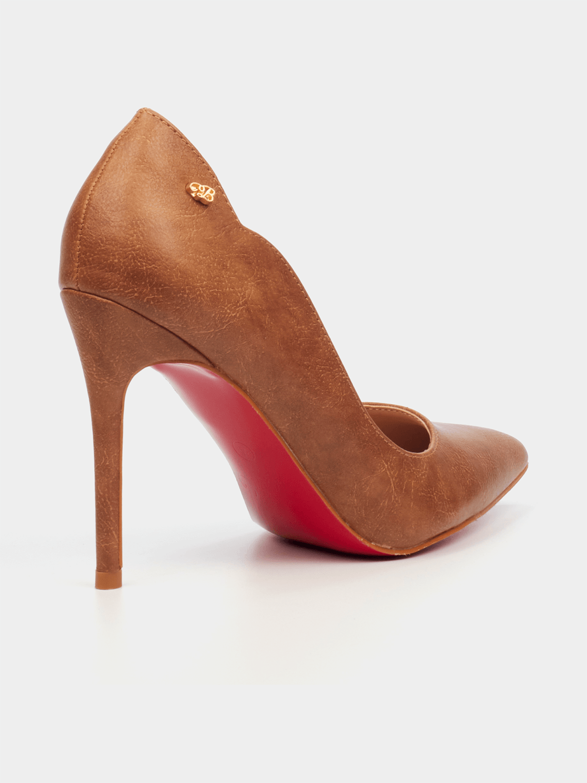 Miss Black Ladies Lola 58 Heels In Tan