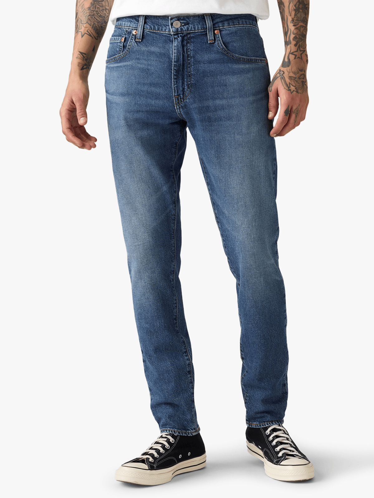 Levis Mens Athletic Taper Fremont Jeans In Blue