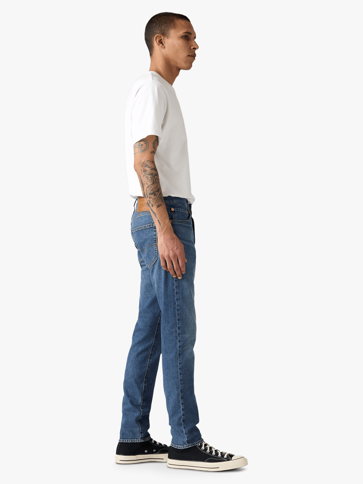 Levis Mens Athletic Taper Fremont Jeans In Blue