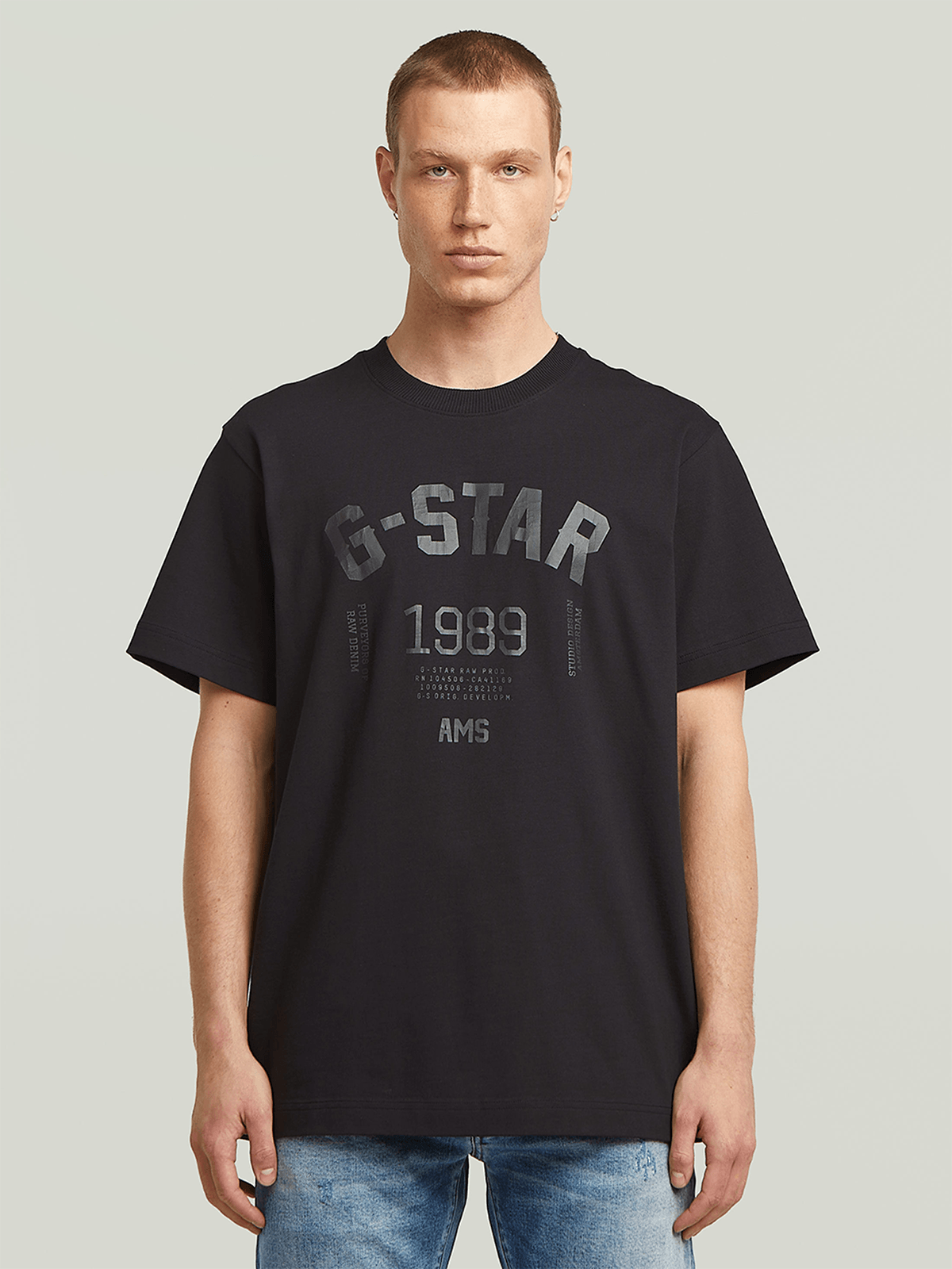 G-Star Raw 89 Back T-Shirts In Black