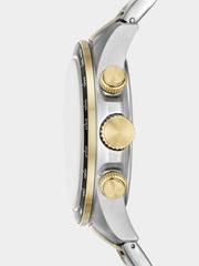 Fossil Auto Cross Chrono Watch In Silver