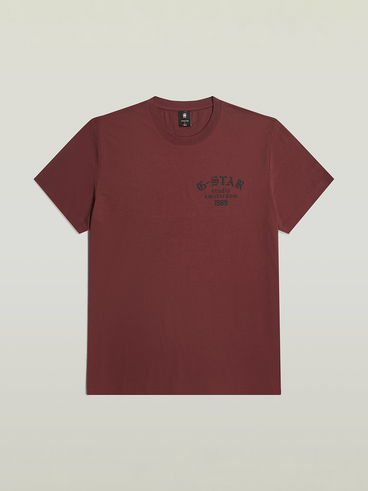 G-Star Raw Mens Studio Arms T-Shirt In Port Red