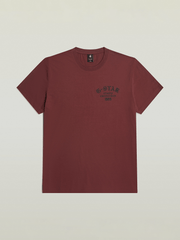 G-Star Raw Mens Studio Arms T-Shirt In Port Red