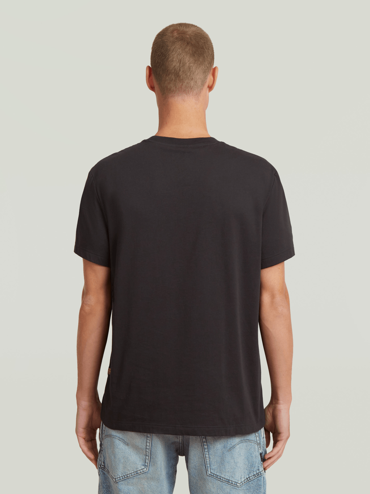 G-Star Raw Mens Studio Arms T-Shirt In Dark Black