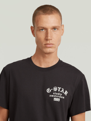 G-Star Raw Mens Studio Arms T-Shirt In Dark Black