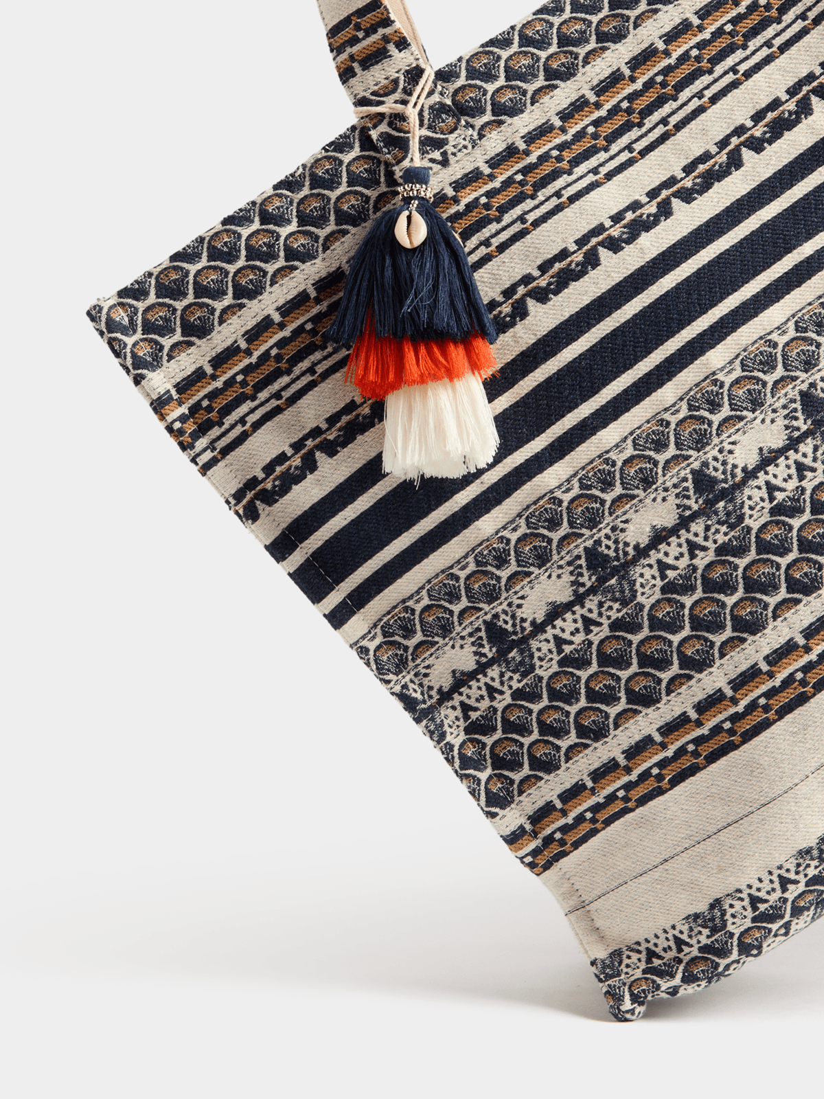 Izabel London Extra Large Beach Bag In Navy