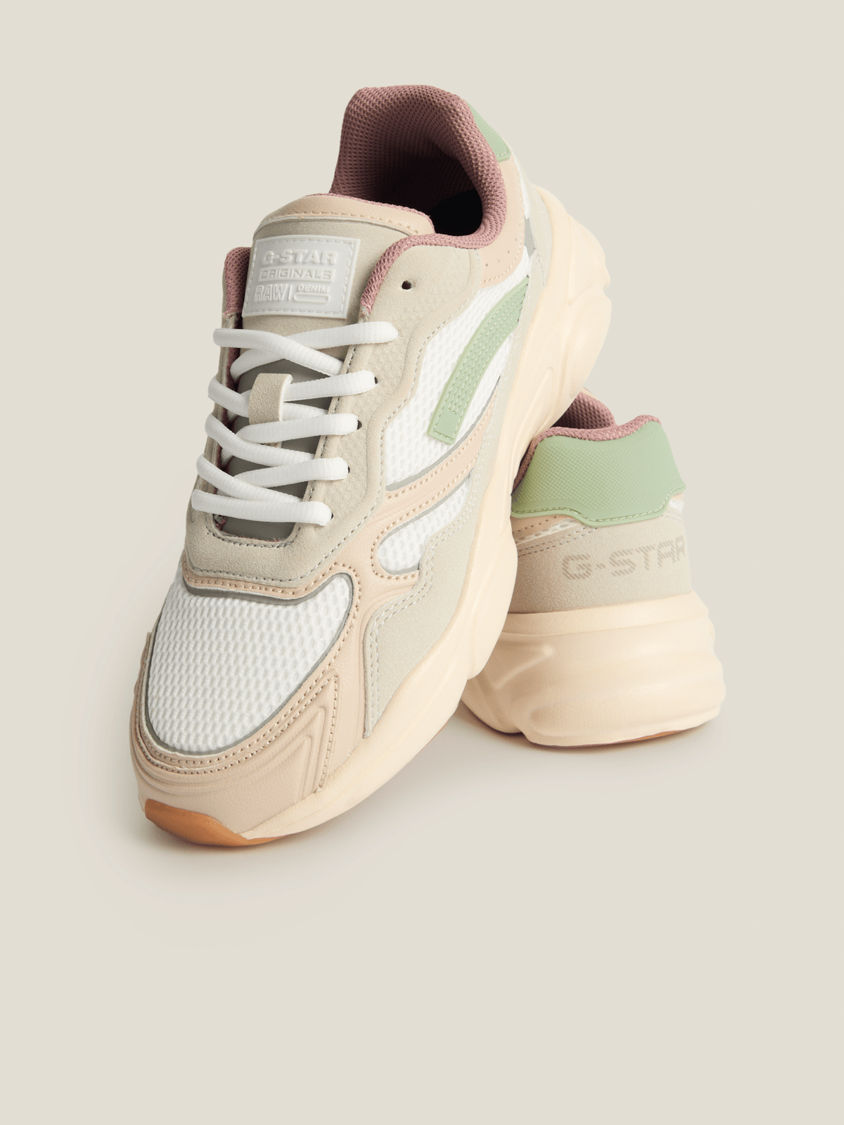 G-Star Raw Belle Ctr Womens White Sand