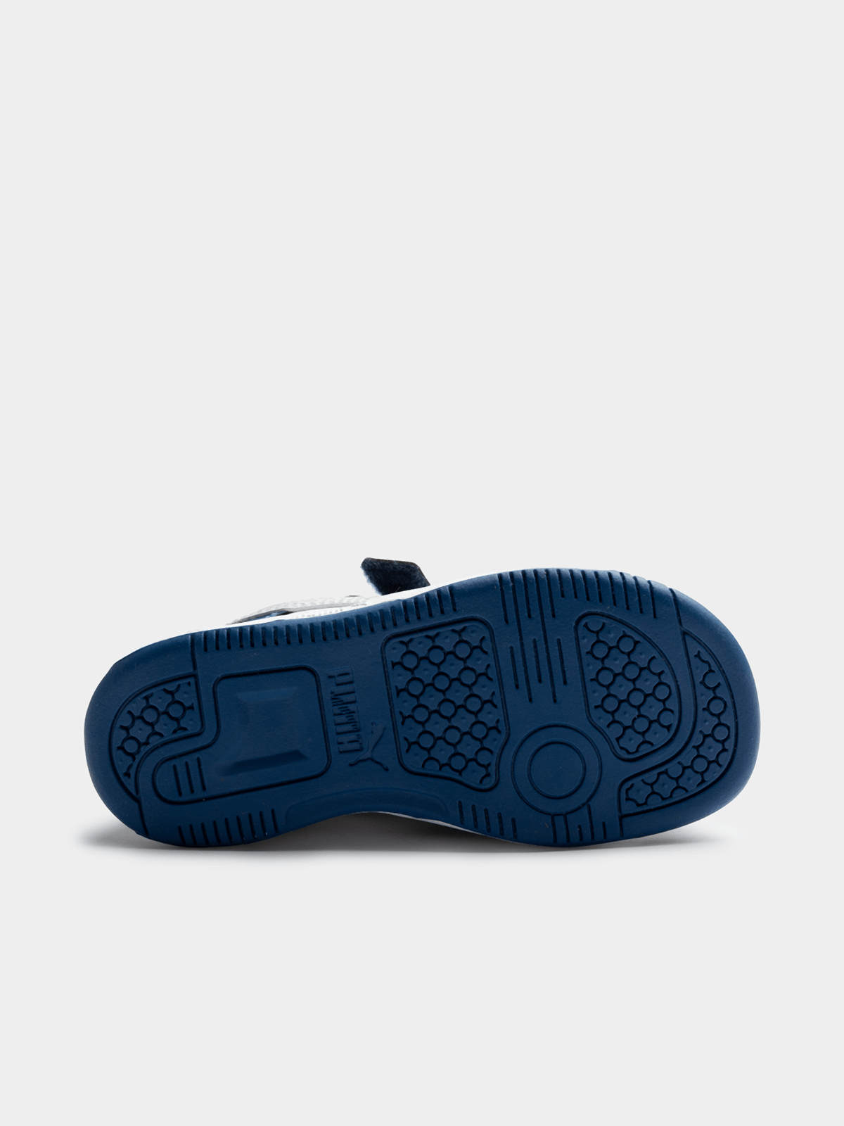 Puma Boys Rebound V6 Lo Ac+ Inf Shoes In Blue Multi