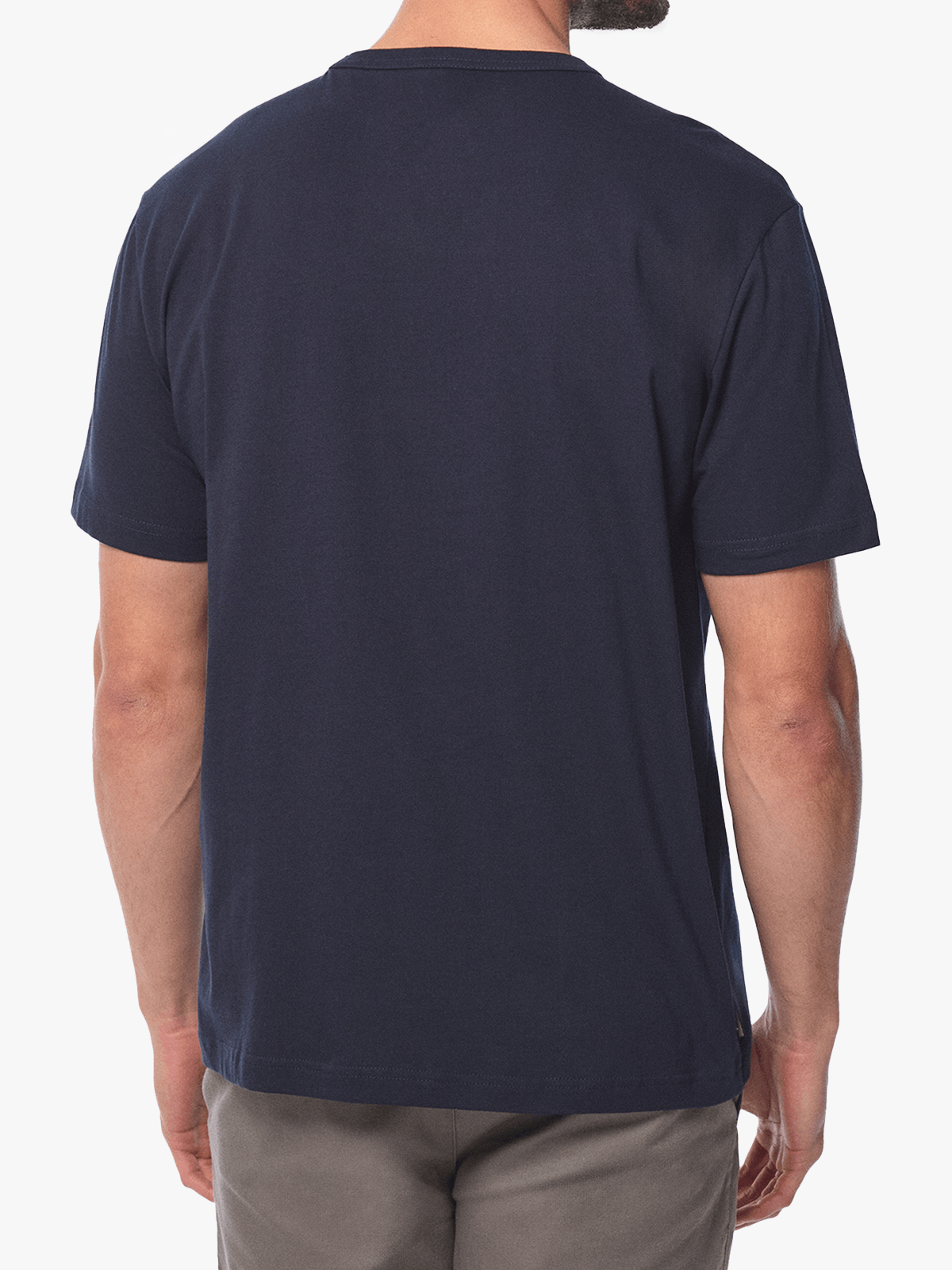 Jeep Mens Oversixed Pocket T-Shirt In Navy