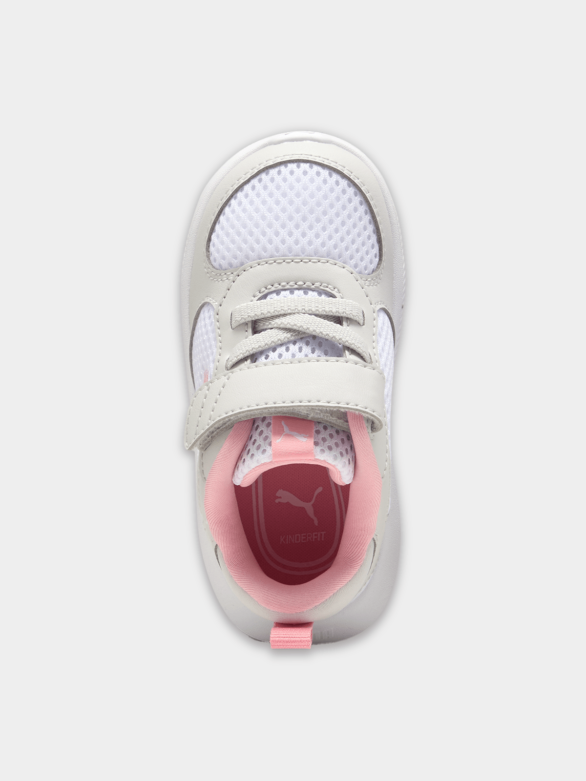 Puma Girls Fun Racer 2 Ac+ Ps Shoes In White & Grey