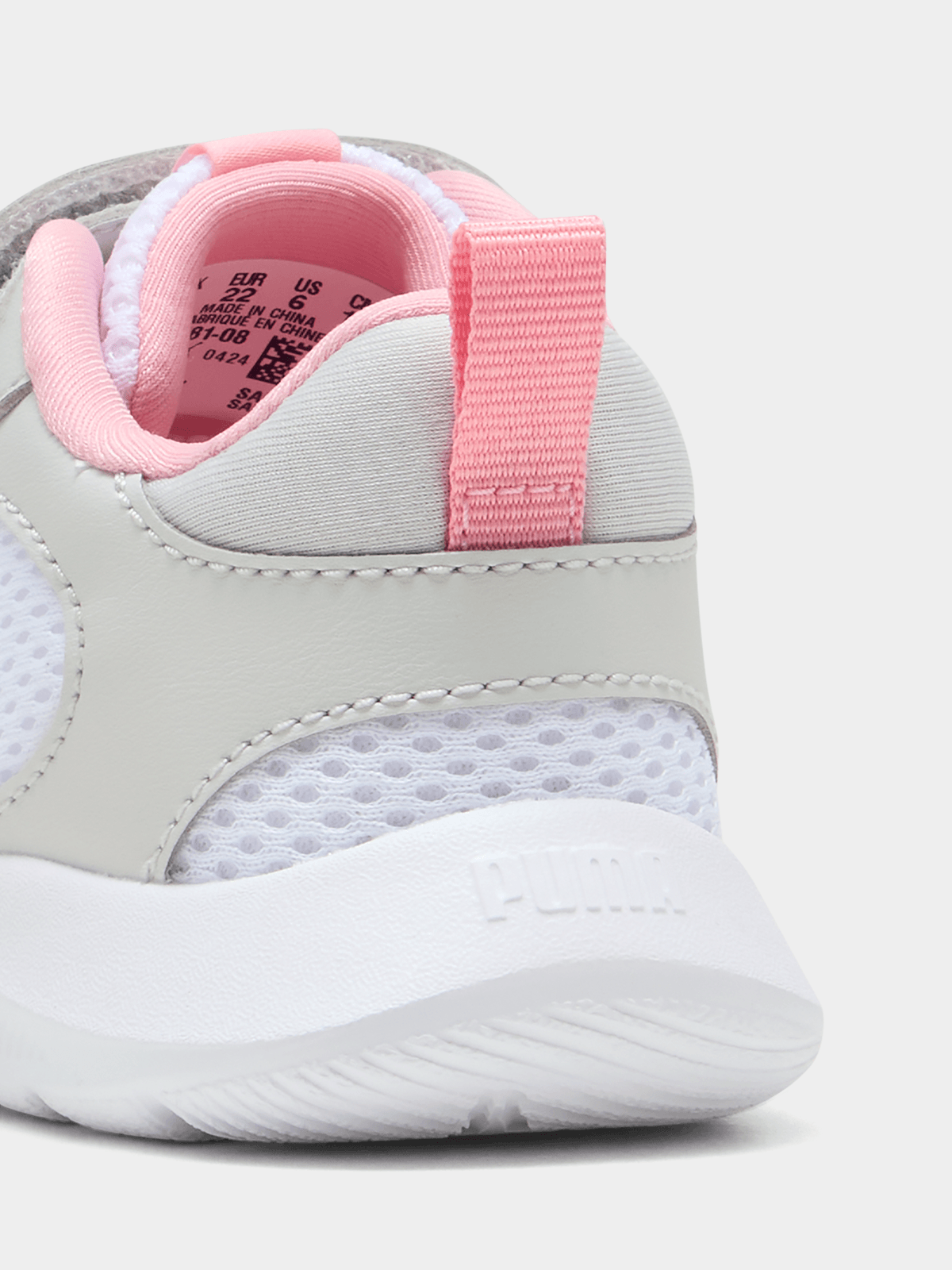 Puma Girls Fun Racer 2 Ac+ Ps Shoes In White & Grey