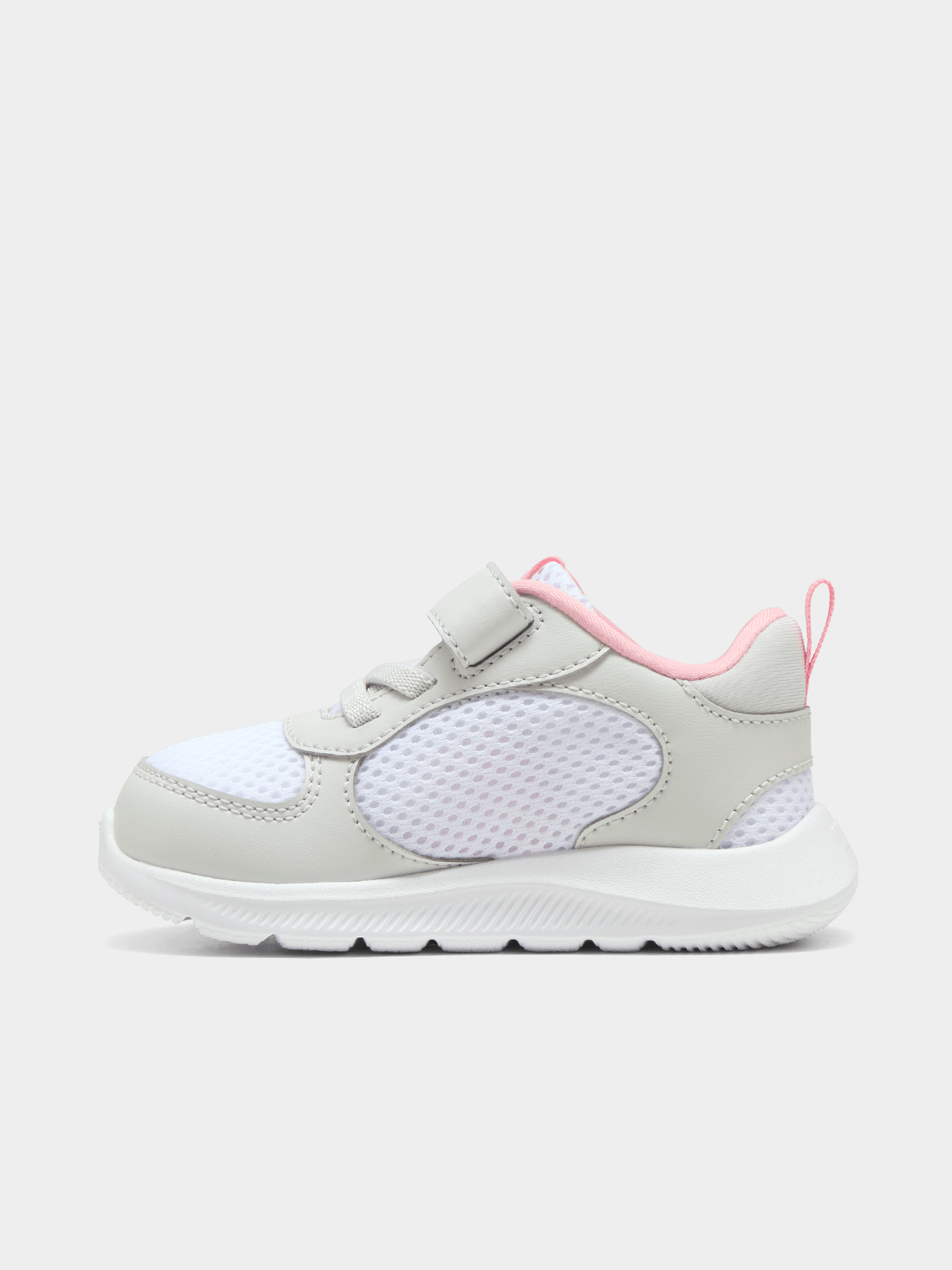 Puma Girls Fun Racer 2 Ac+ Inf Shoes In White & Pink