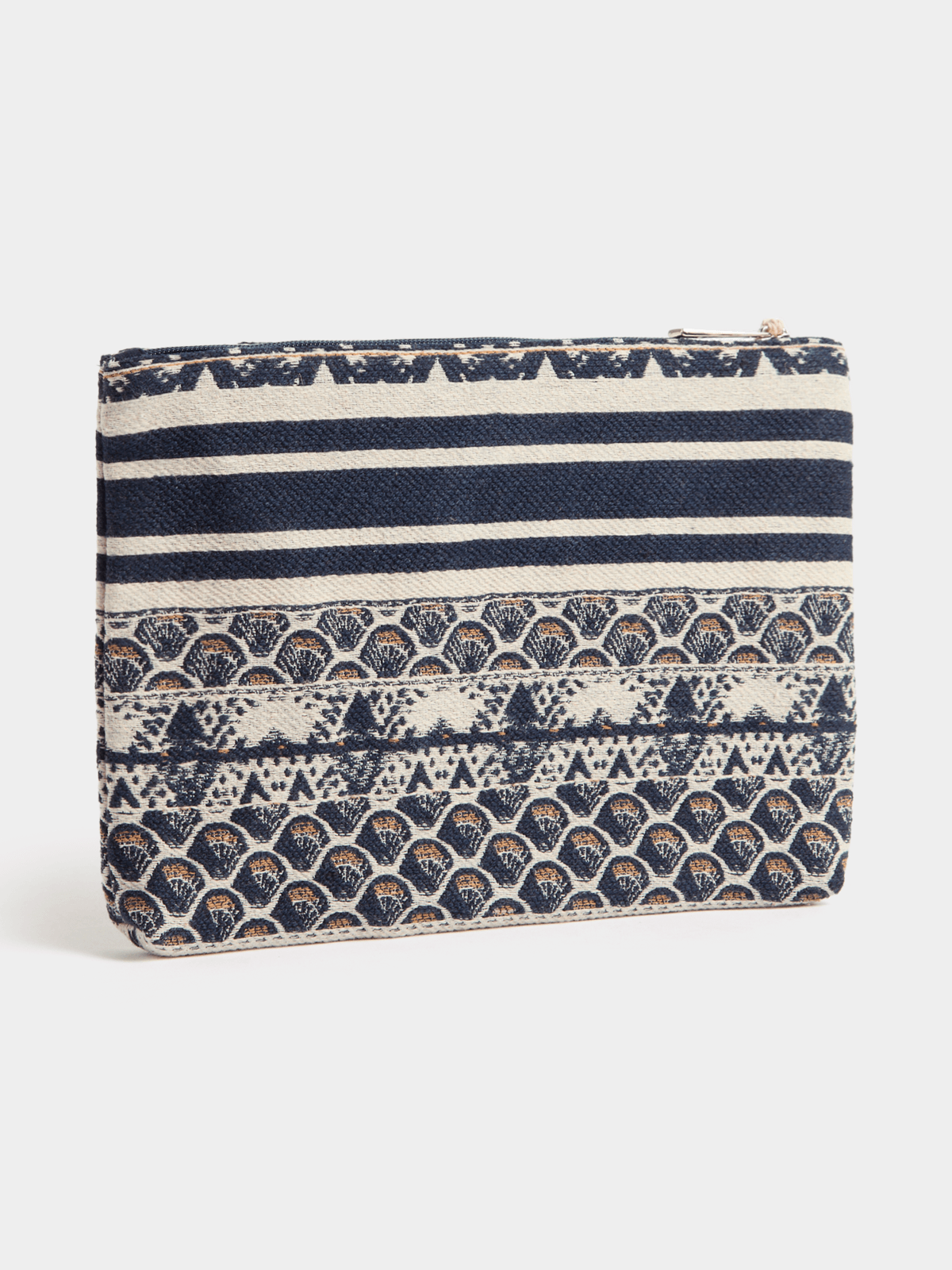 Izabel London Small Make-Up Clutch Bag In Navy