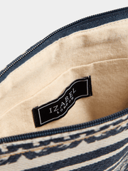 Izabel London Small Make-Up Clutch Bag In Navy