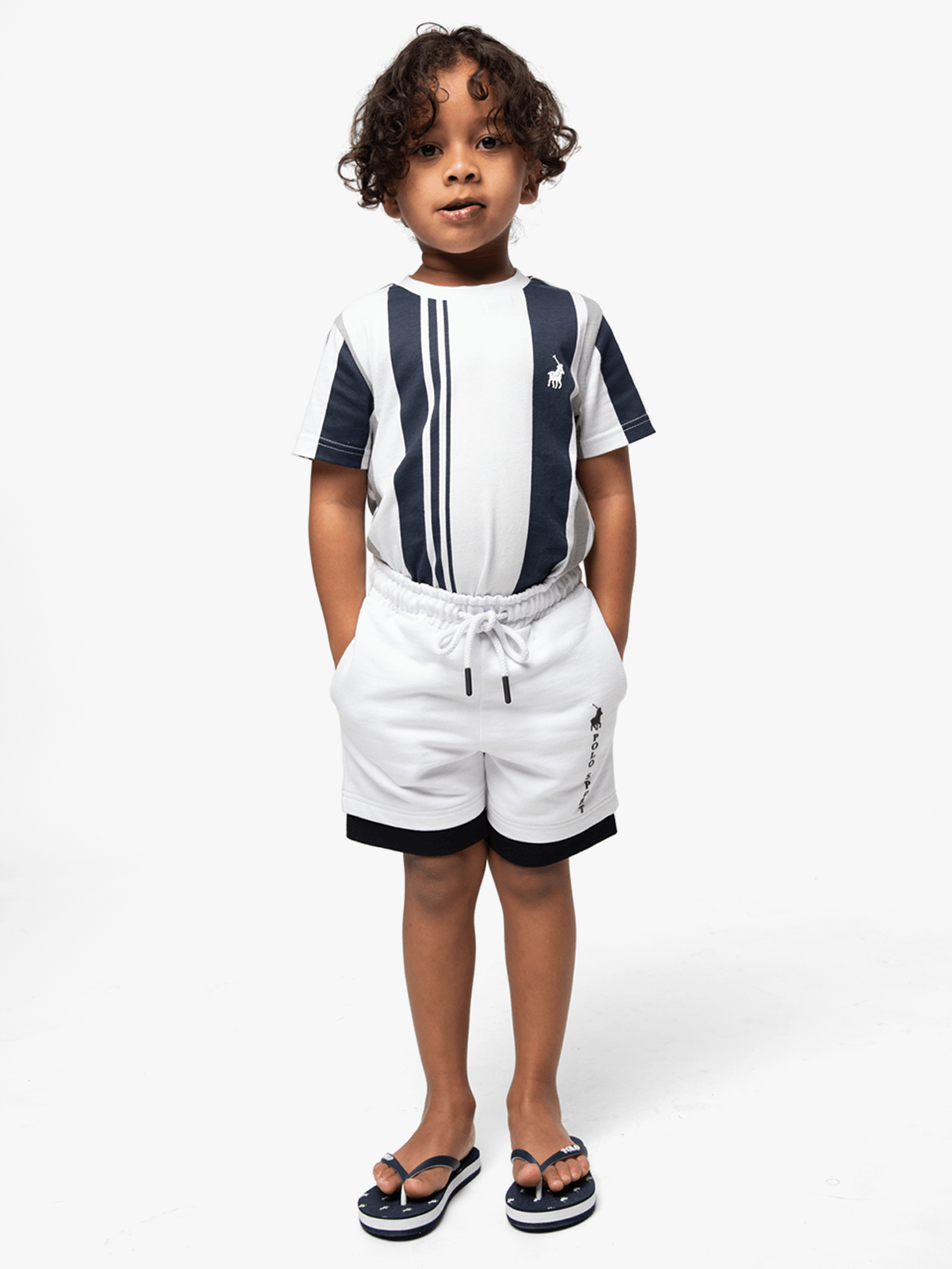 Polo Boys Dave Sport Shorts In White