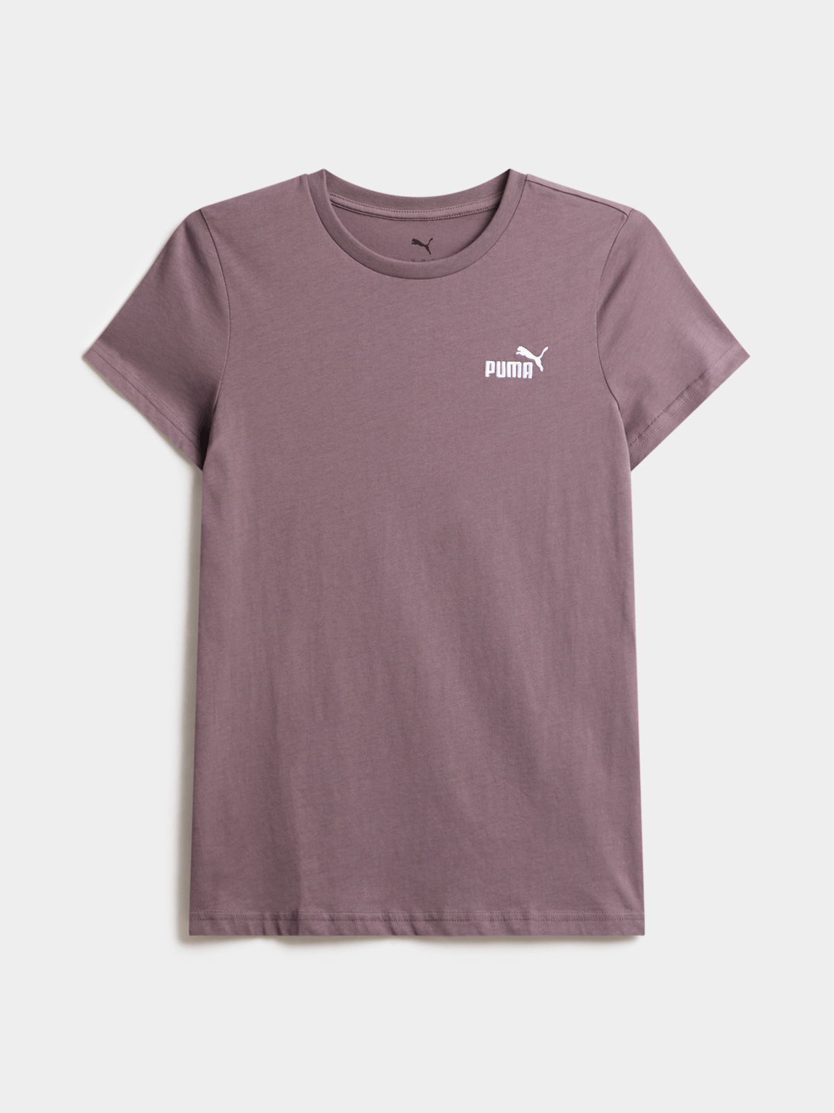 Puma Womens Essential Small Logo T-Shirt In Raison