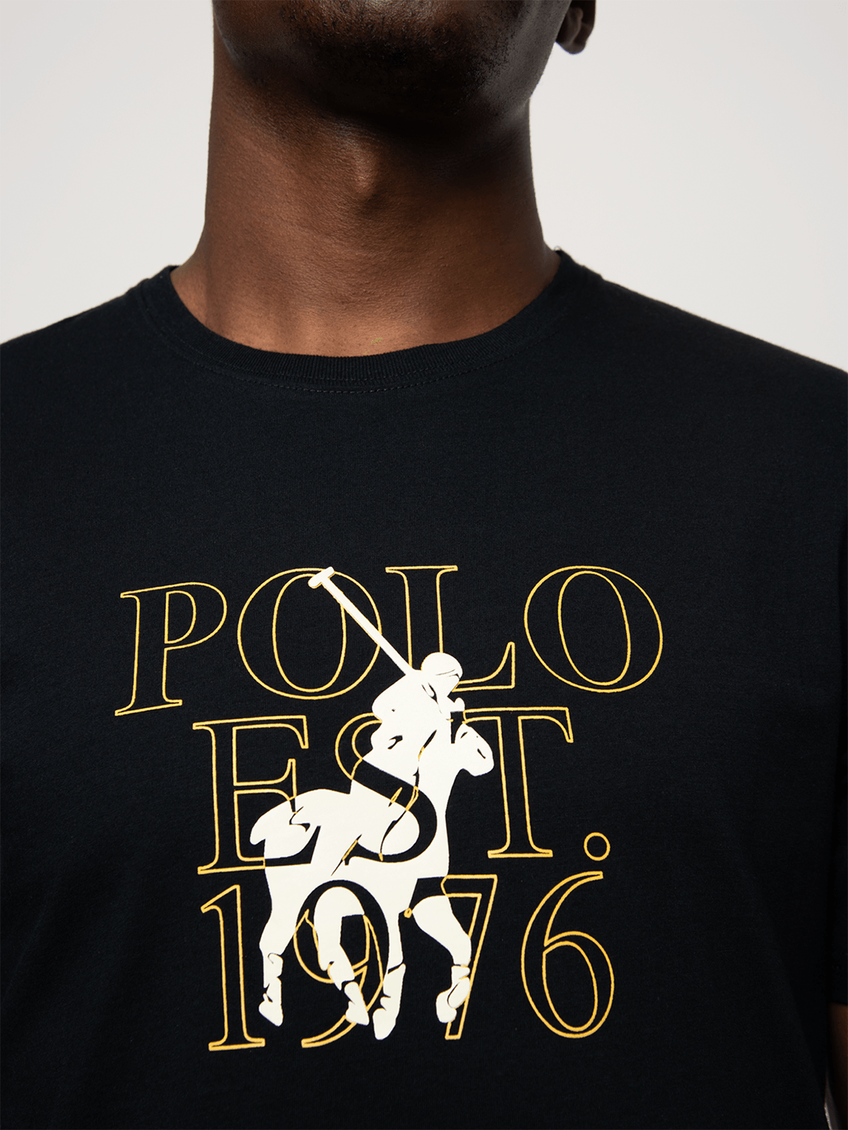 Polo Mens Logo Print T-Shirt In Navy
