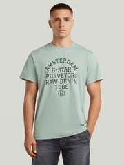 G-Star Raw Mens Purveyors T-Shirt In Ice Green
