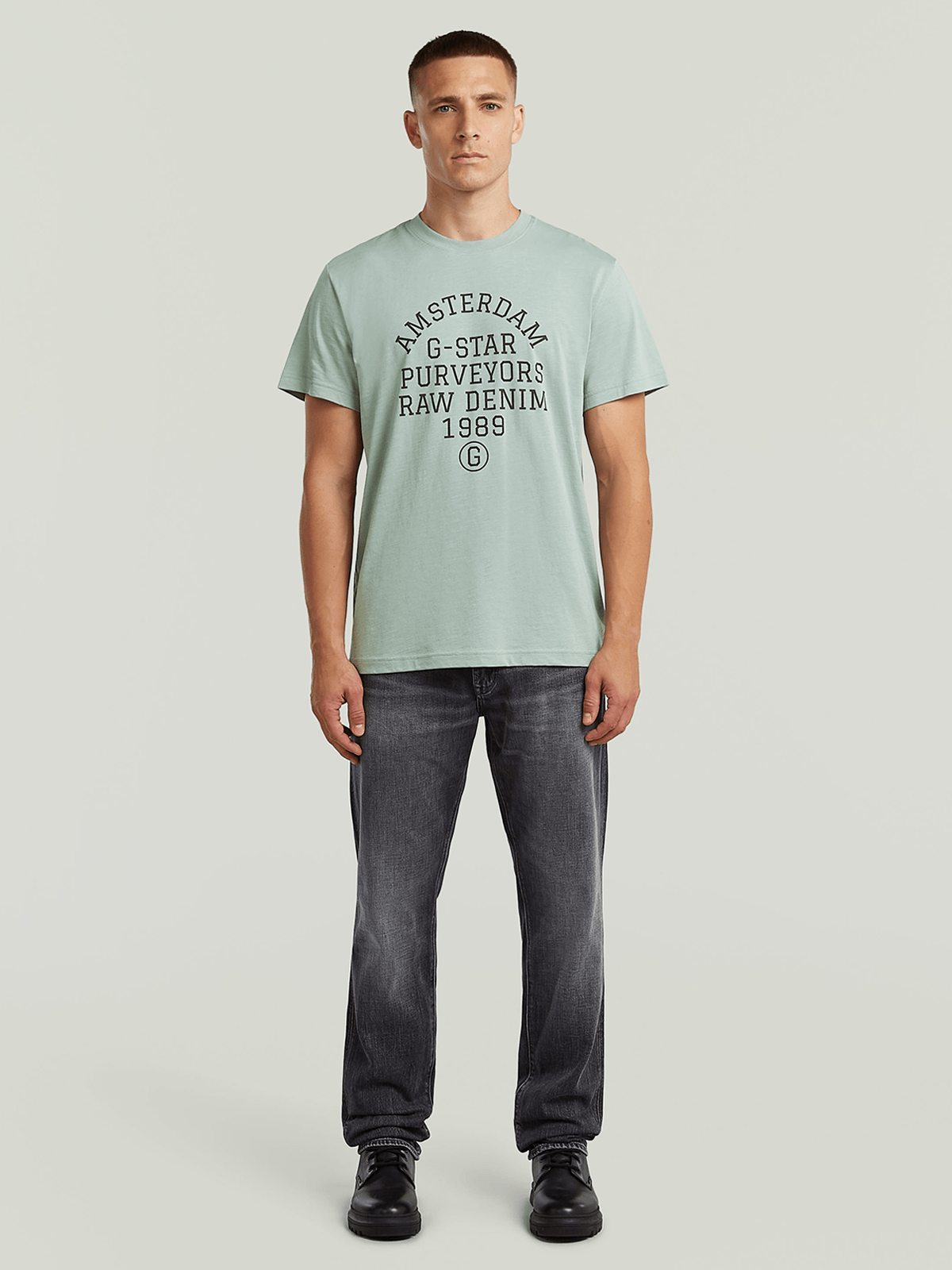 G-Star Raw Mens Purveyors T-Shirt In Ice Green
