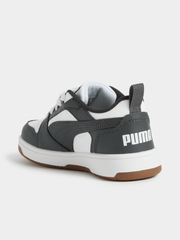 Puma Unisex Rebound V6 Shoes In Grey and White