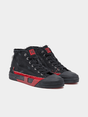 Diesel Mens D-Verse Mid II Shoes In Black