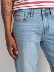 Guess Mens Skinny Jeans In Light Wash