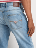 Guess Mens Skinny Jeans In Light Wash
