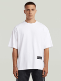 G-Star Raw Mens Badge Boxy R T-Shirt White