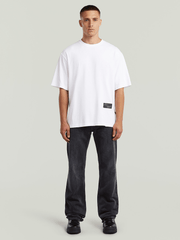 G-Star Raw Mens Badge Boxy R T-Shirt White