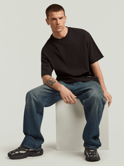 G-Star Raw Mens Badge Boxy T-Shirt In Dark Black