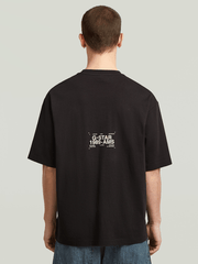 G-Star Raw Mens Badge Boxy T-Shirt In Dark Black