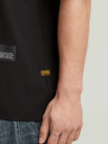 G-Star Raw Mens Badge Boxy T-Shirt In Dark Black