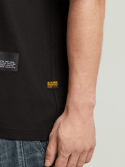 G-Star Raw Mens Badge Boxy T-Shirt In Dark Black