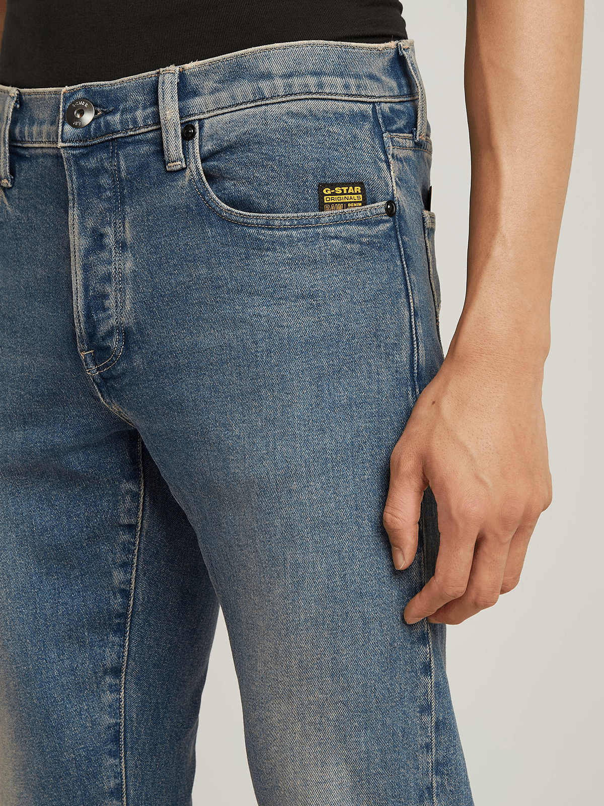 G-Star Raw Mens Slim Jeans In Medium Age