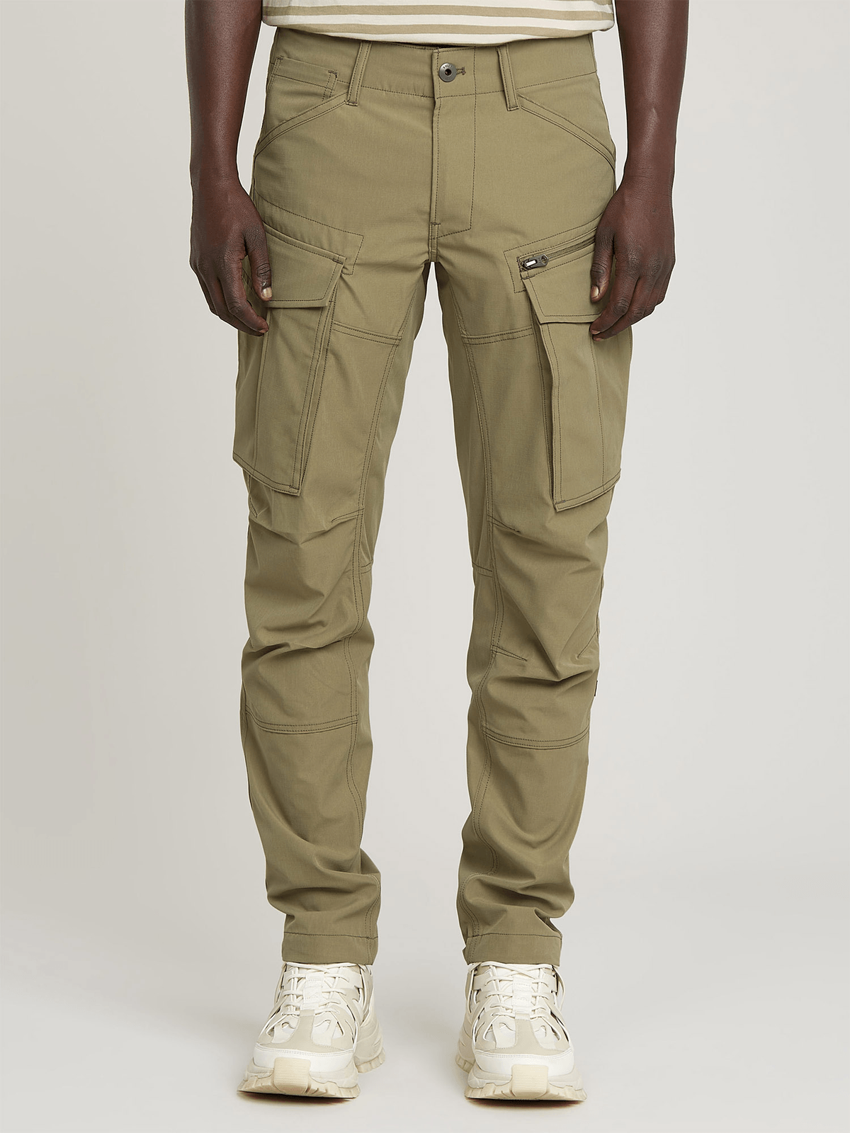 G-Star Raw Mens Rovic Zip 3D Regular Tapered Ensis Green