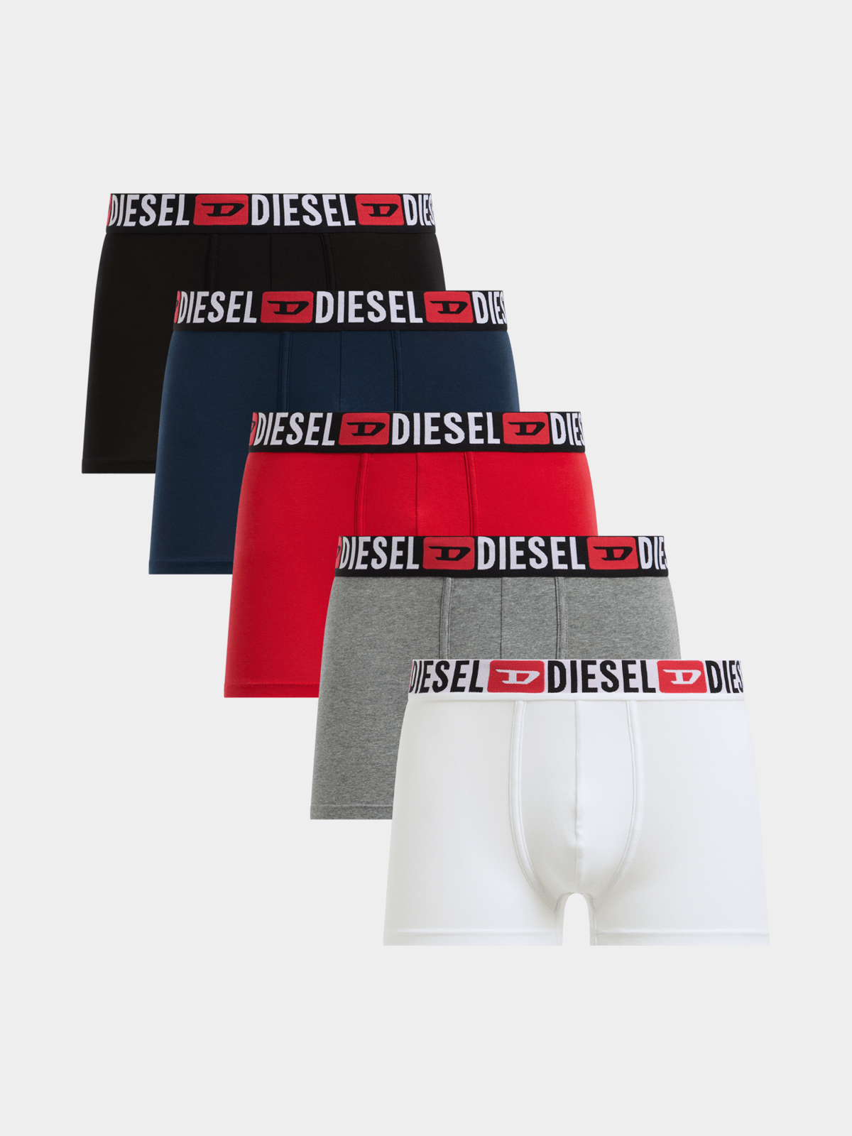 Diesel Mens Umbx-Damien 5 Pack Underwears In Multi