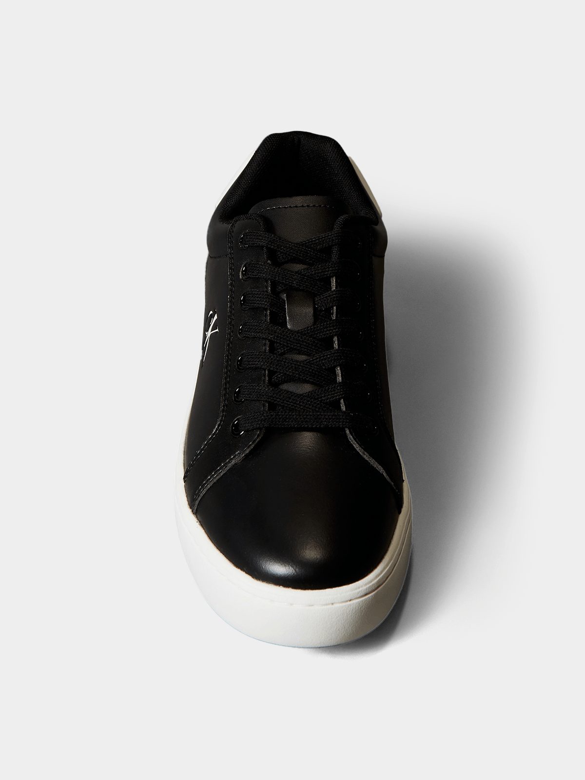 Calvin Klein Womens Classic Cupsole Shoes In Black & White