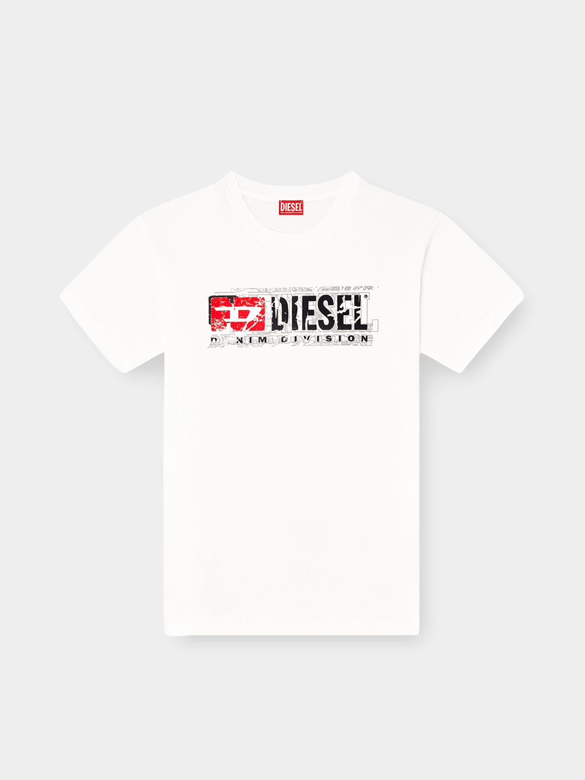 Diesel Mens T-Norm-T6 Regular T-Shirt In White