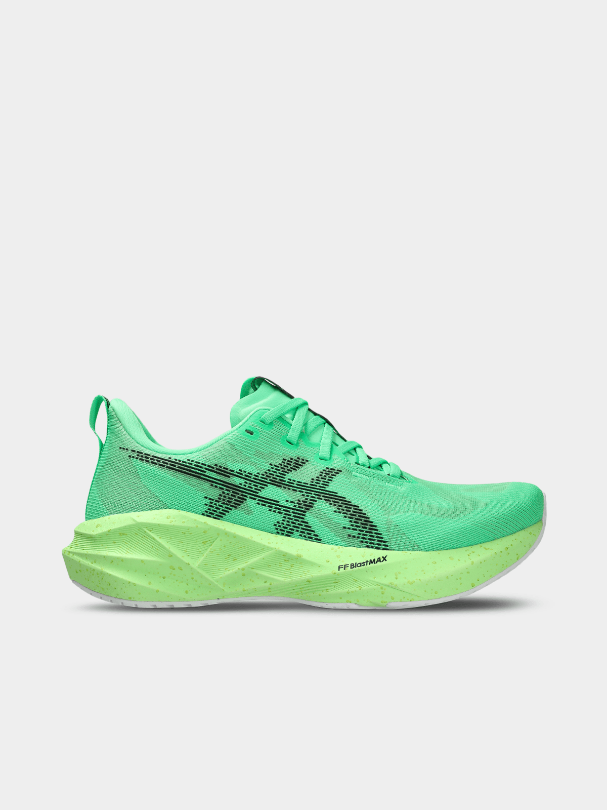 Asics Mens Novablast 5 Shoes In Vital Green