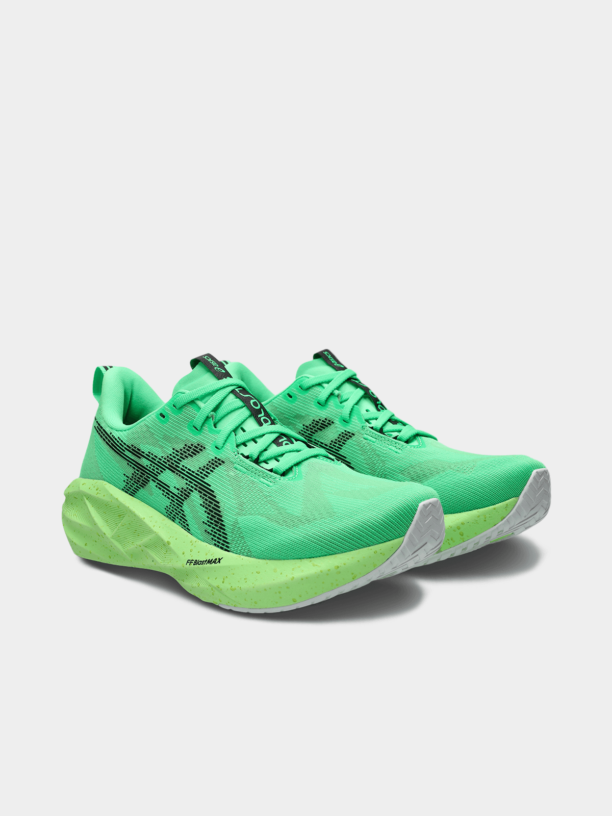 Asics Mens Novablast 5 Shoes In Vital Green