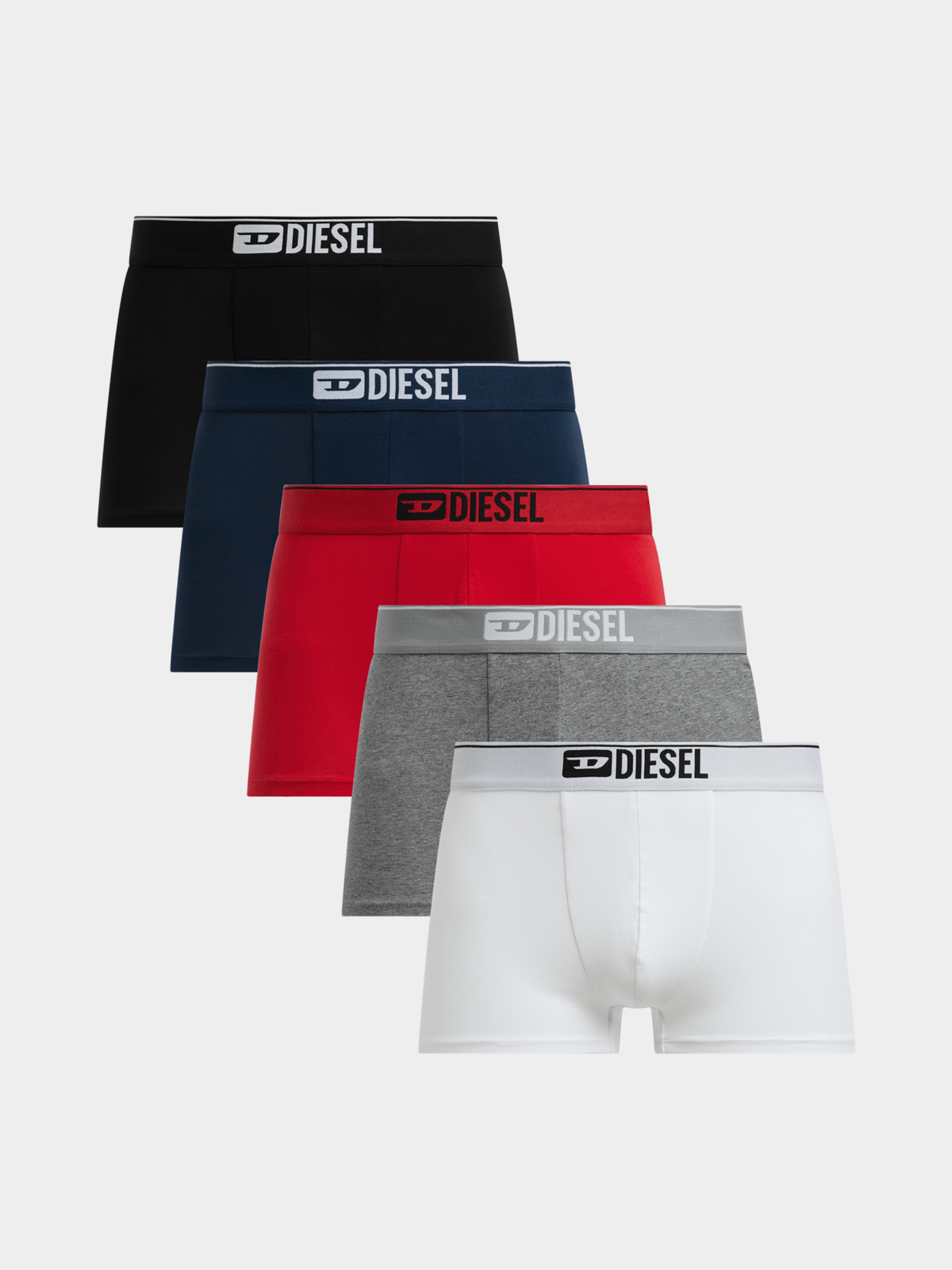 Diesel Mens Umbx-Damien 5 Pack Boxers In Multi
