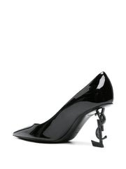 Saint Laurent Womens Opyum Pump In Patent Leather In Black