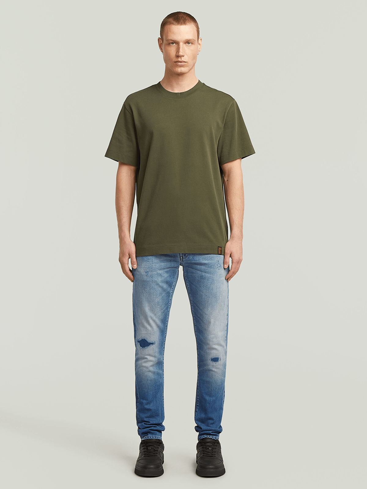 G-Star Raw Mens Essential T-Shirt In Combat