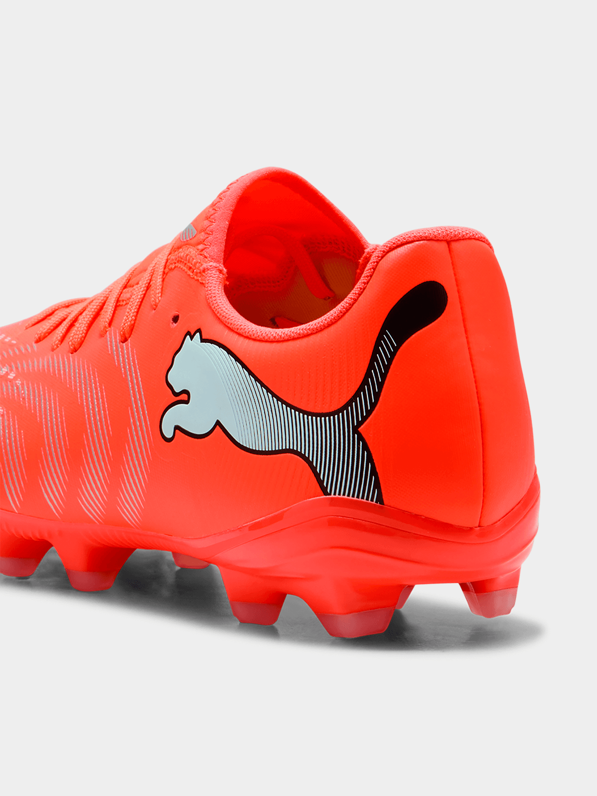 Puma Mens Future 9 Play Glowing Soccer Shoes In Neon Red