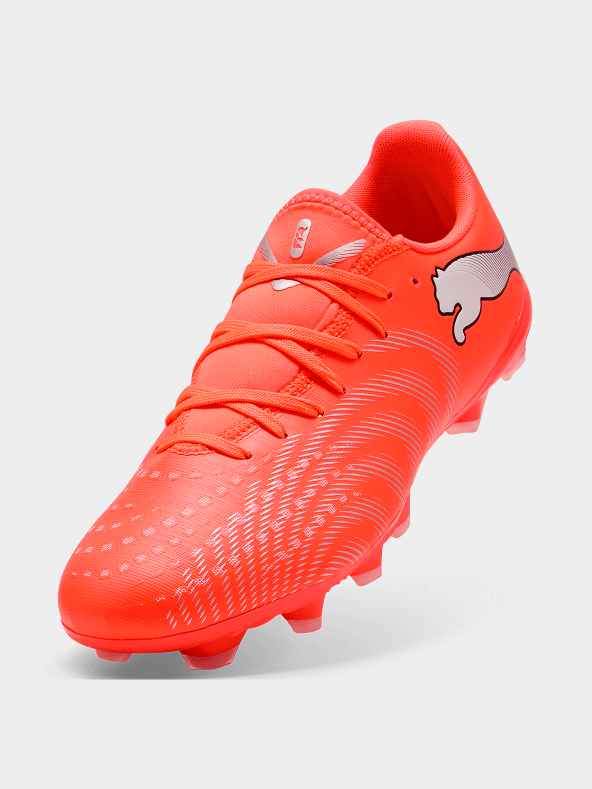 Puma Mens Future 9 Play Glowing Soccer Shoes In Neon Red