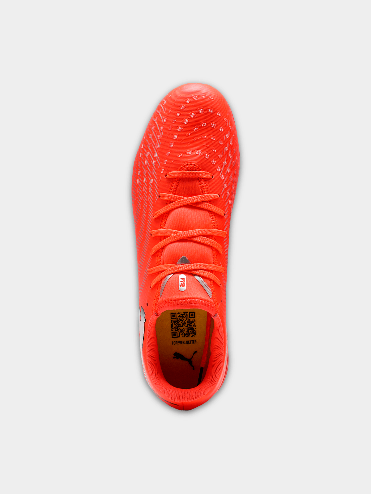 Puma Mens Future 9 Play Glowing Soccer Shoes In Neon Red