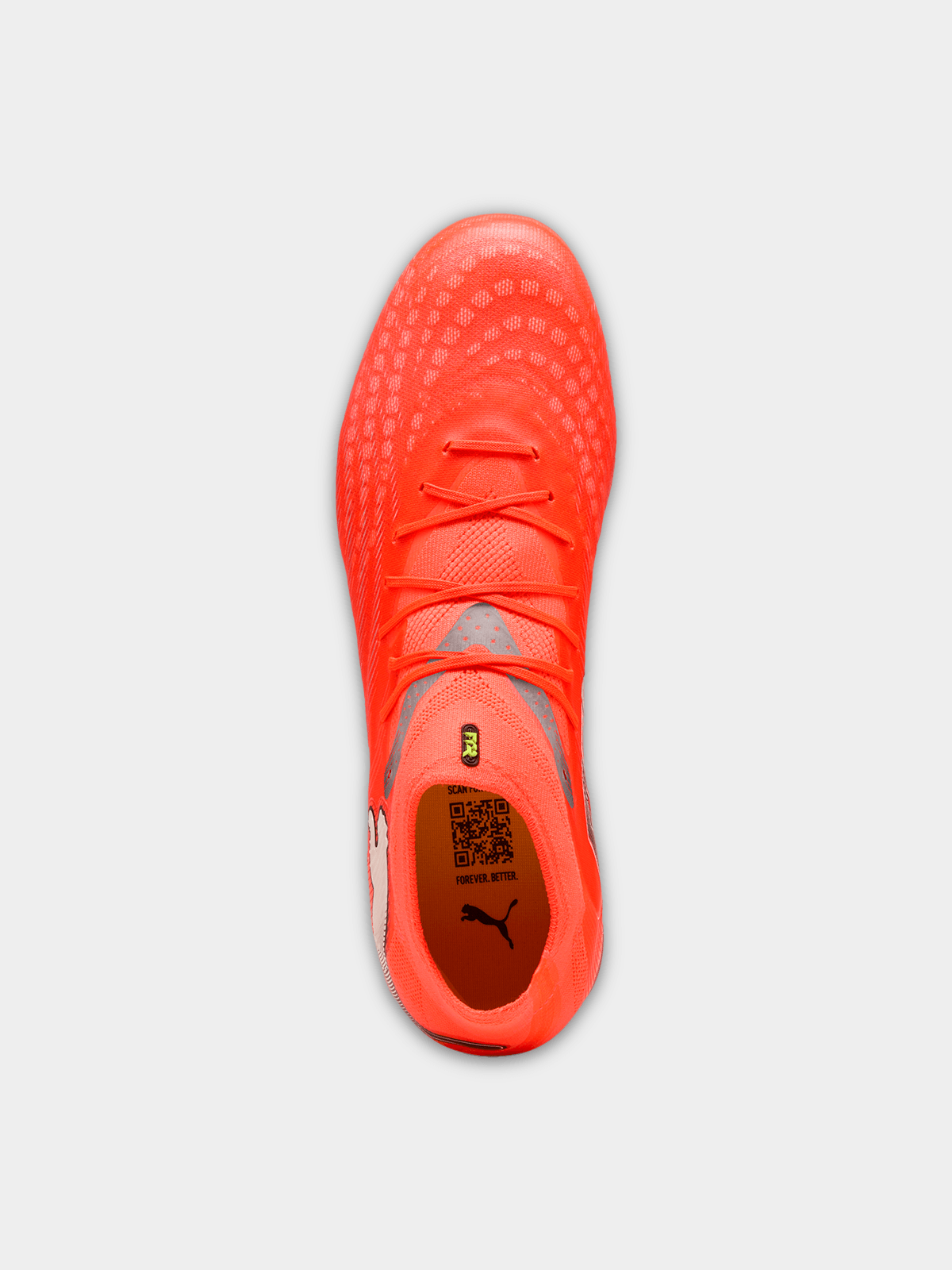 Puma Mens Future 9 Pro MXSG Glowing Shoes In Neon Orange