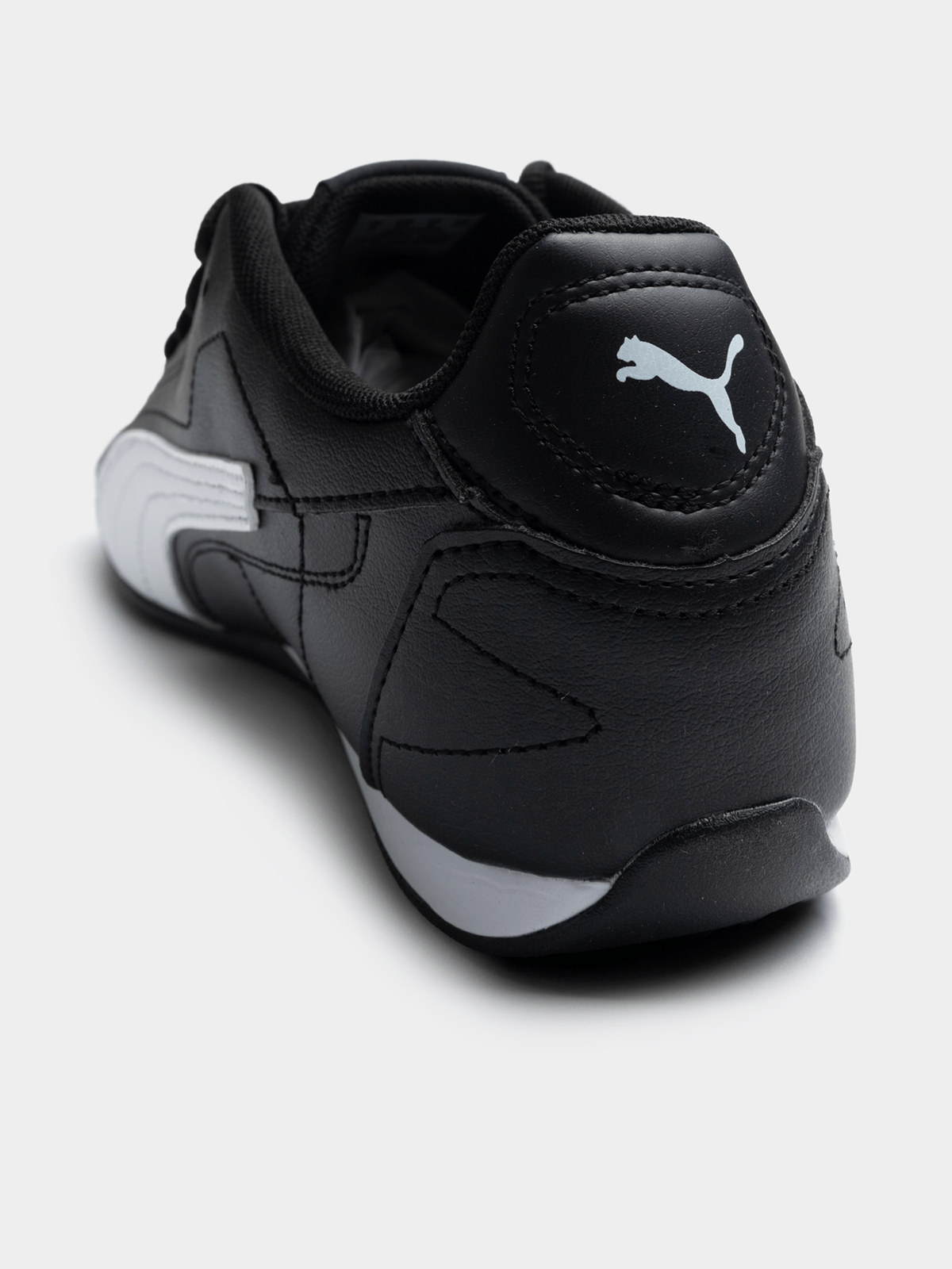 Puma Mens Catch Puma Sneakers In Black/White