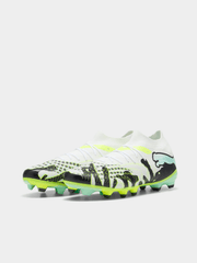 Puma Mens Future 9 Match Creativity Soccer Shoes In White & Lime