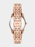 Fossil Womens Scarlette Watch In Rose Gold